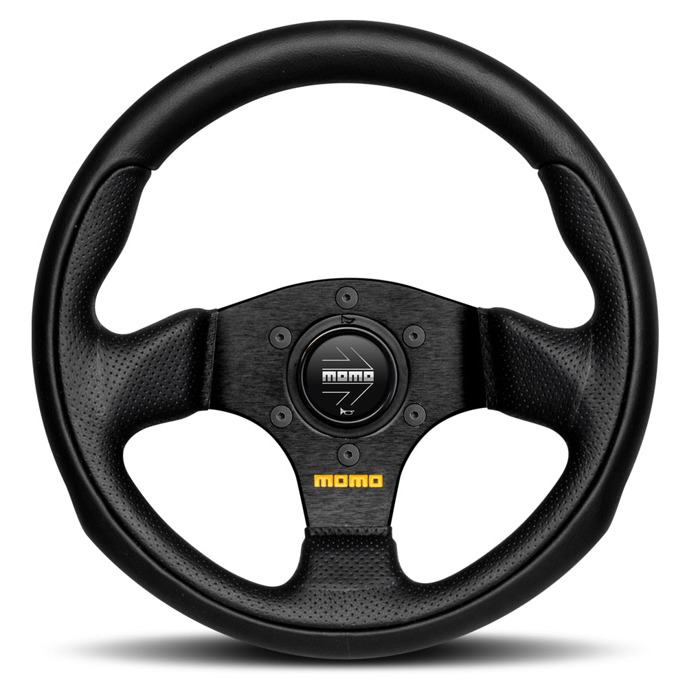 STEERING WHEEL TEAM BLACK LEATHER