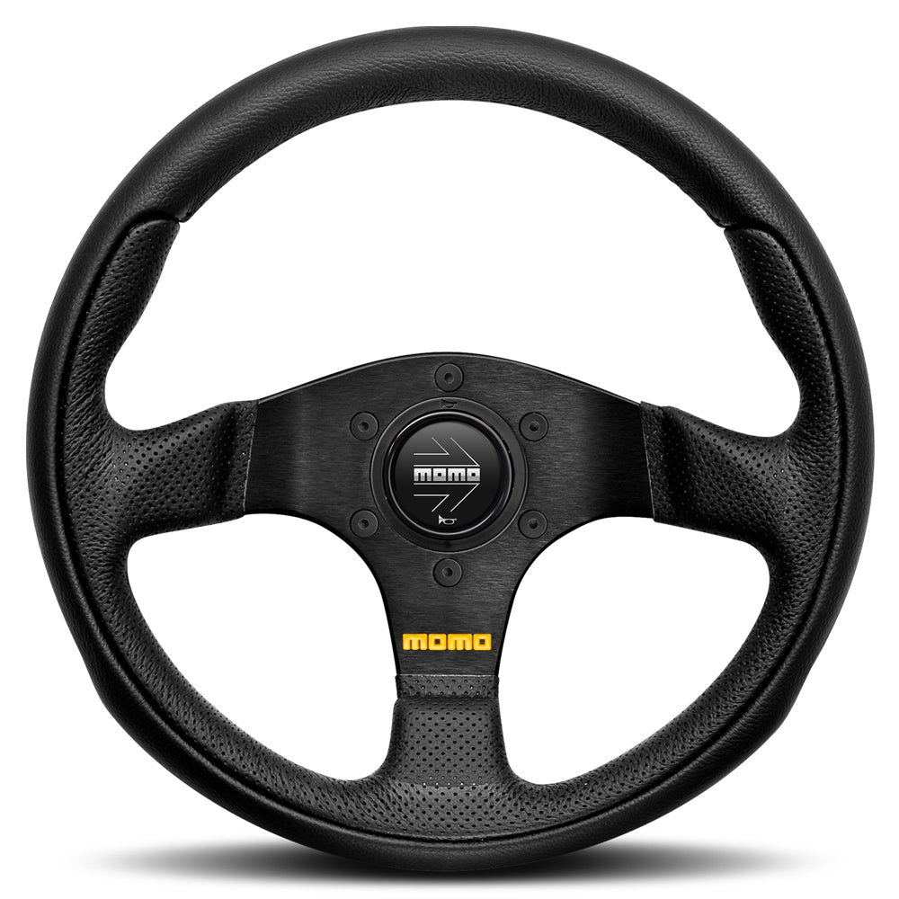 STEERING WHEEL TEAM BLACK LEATHER