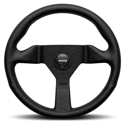 STEERING WHEEL MONTECARLO BLACK LEATHER