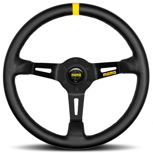 STEERING WHEEL MOD.08 350MM BLACK