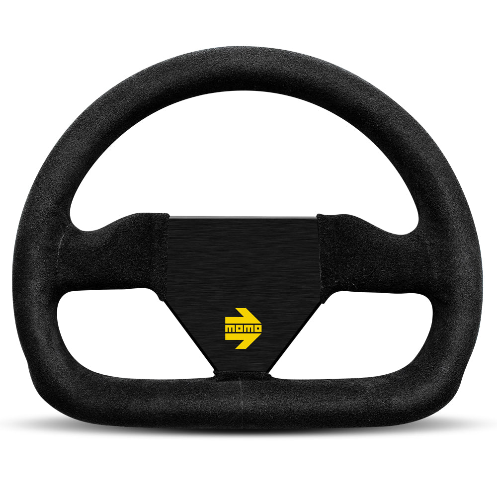 STEERING WHEEL MOD.12 BLACK SUEDE