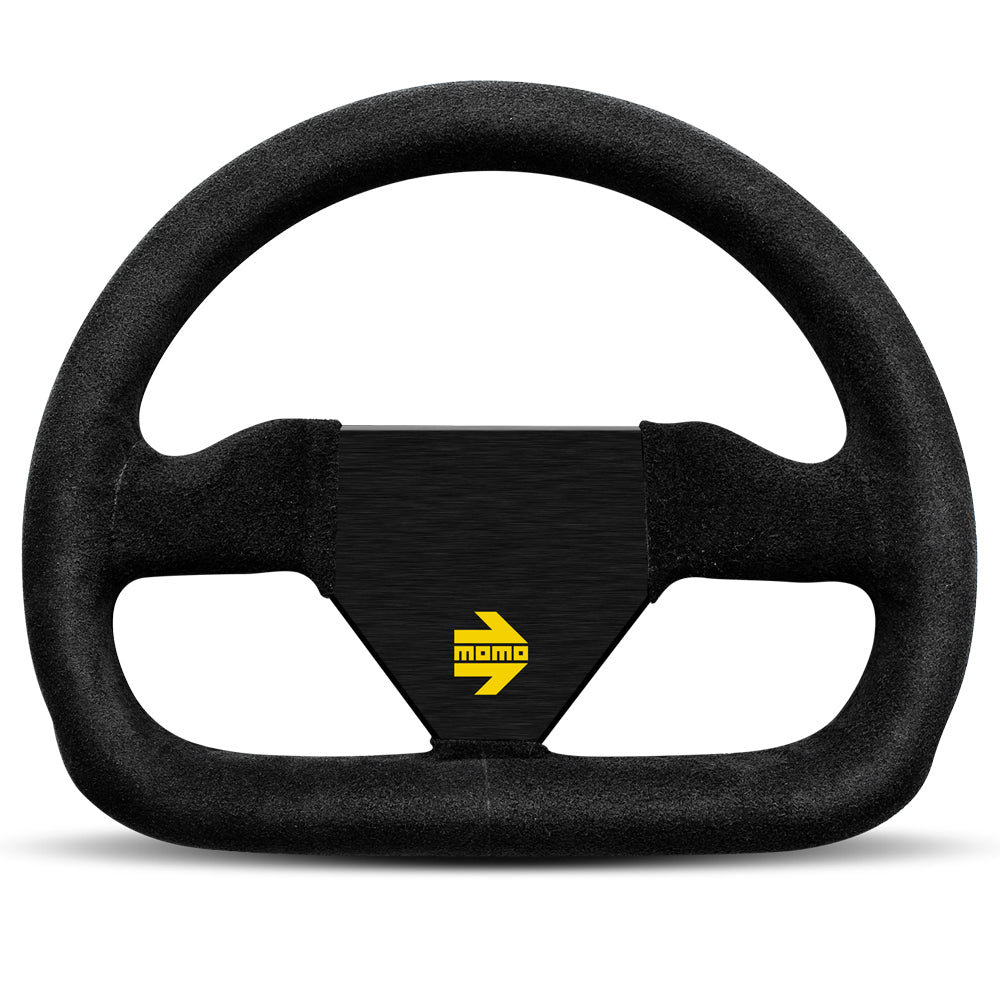 STEERING WHEEL MOD.12 BLACK SUEDE