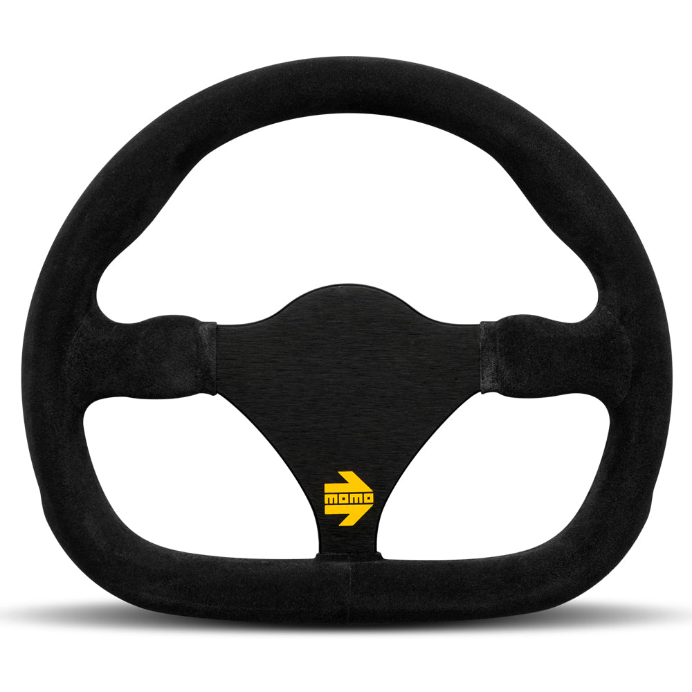 STEERING WHEEL MOD.27 BLACK SUEDE