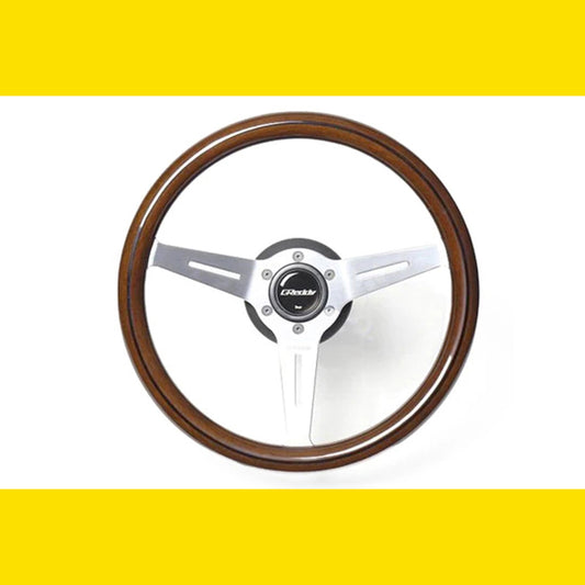 GREDDY SPORTS STEERING WOOD(DARK BROWN)