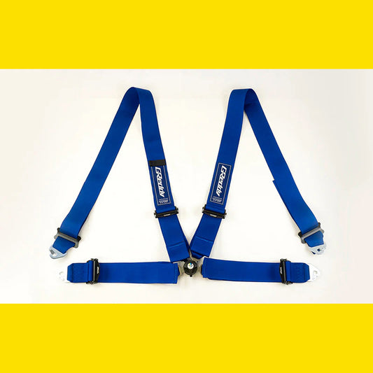 GREDDY X TRS RACING HARNESS 3INC 4PT RH BLUE