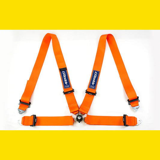 GREDDY X TRS RACING HARNESS 3INC 4PT RH ORANGE