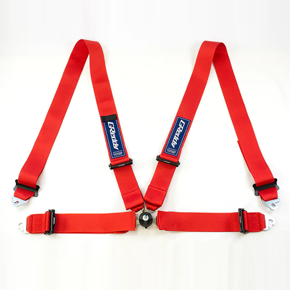 GREDDY X TRS RACING HARNESS 3INC 4PT LH RED