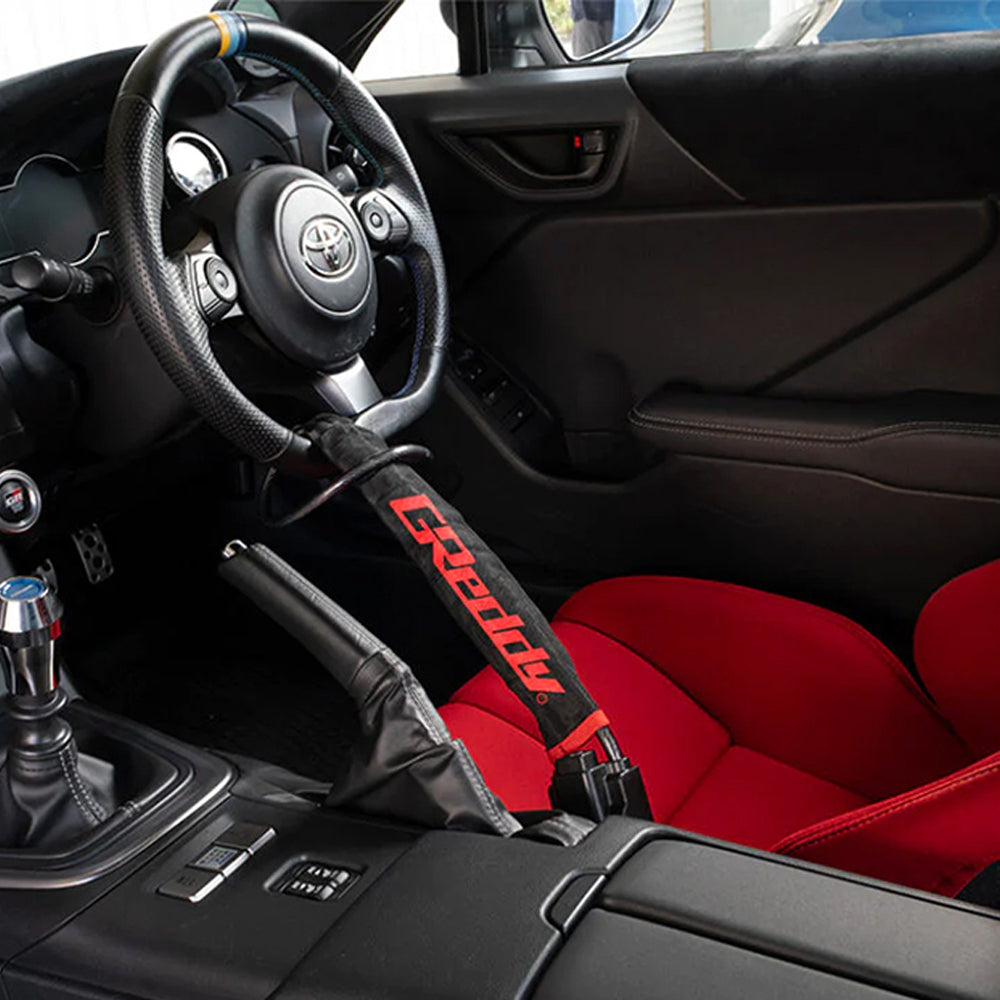 GREDDY STEERING LOCK BLACK/RED