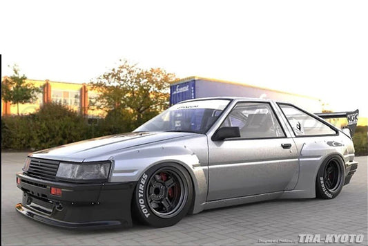 Pandem Toyota (AE86) Corolla Levin Hatchback with GT Wing