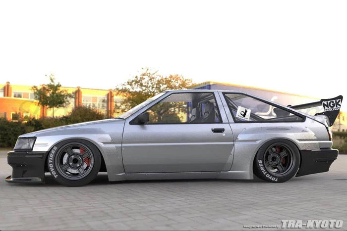 Pandem Toyota (AE86) Corolla Levin Hatchback with GT Wing