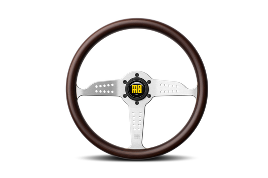 STEERING WHEEL HERITAGE GRAND PRIX WOOD 350MM