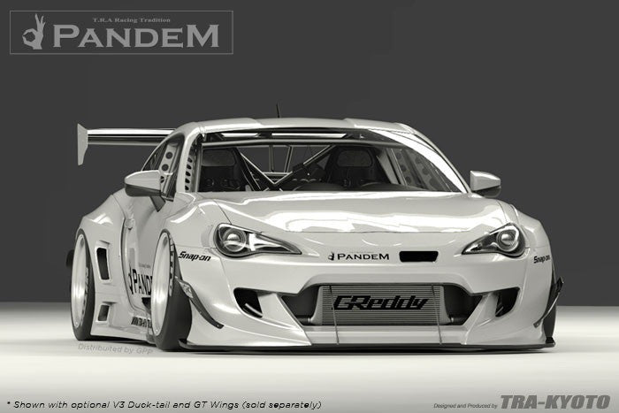 PANDEM TOYOTA FT-86 SUBARU BRZ Complete V3 Widebody with GT Wing