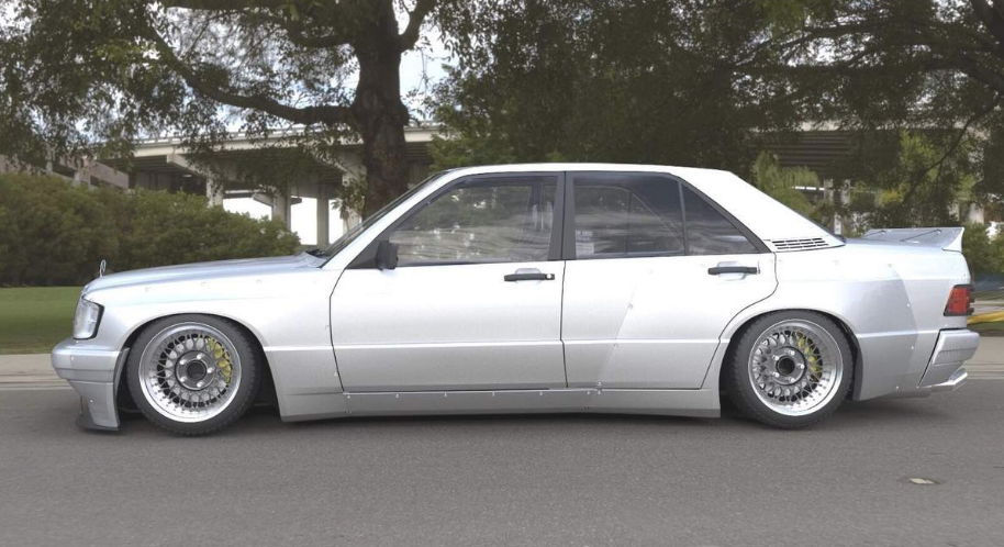 PANDEM MERCEDES BENZ 190E W201 Complete Widebody Aero Kit