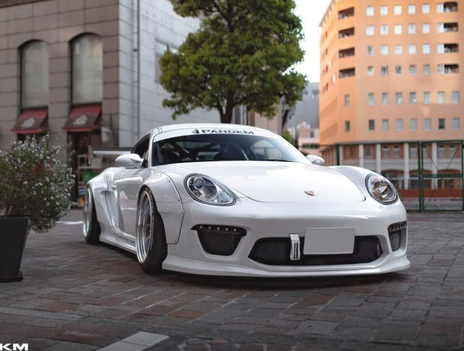 PANDEM PORSCHE CAYMAN 987.1 VER. 2 (09-12) Complete Widebody Aero Kit with GT Wing