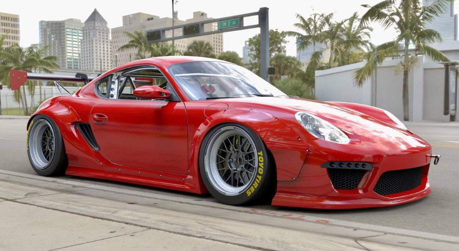 PANDEM PORSCHE CAYMAN 987.1 VER. 2 (09-12) Complete Widebody Aero Kit without GT Wing