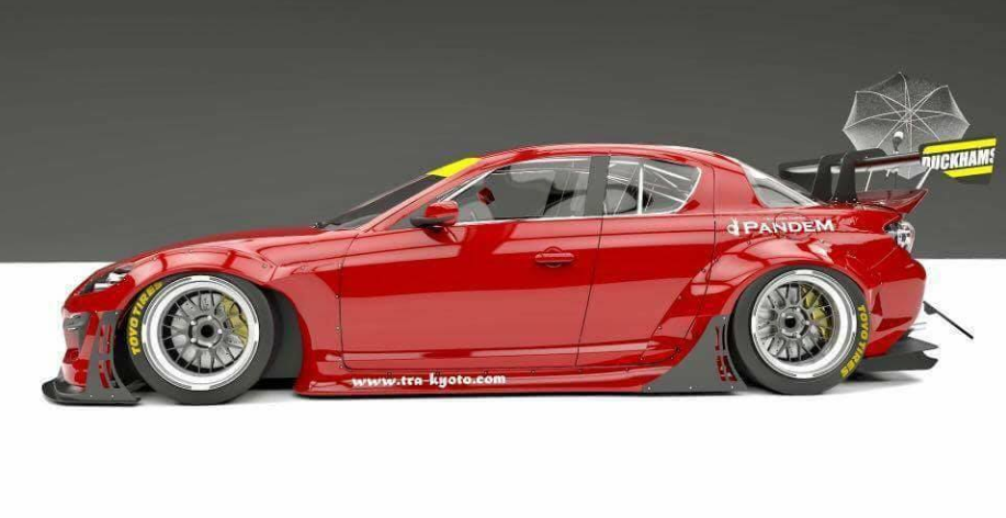 PANDEM RX 8 Complete Widebody Aero Kit with GT Wing