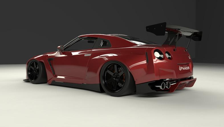 PANDEM NISSAN R35 GT-R Full Widebody Aero Kit VER 2 with GT Wing (FRP)