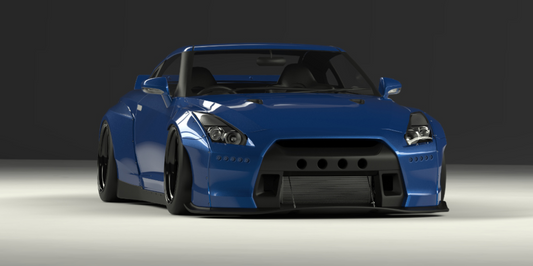 PANDEM NISSAN R35 GT-R Full Widebody Aero Kit VER 2 without Wings (FRP)