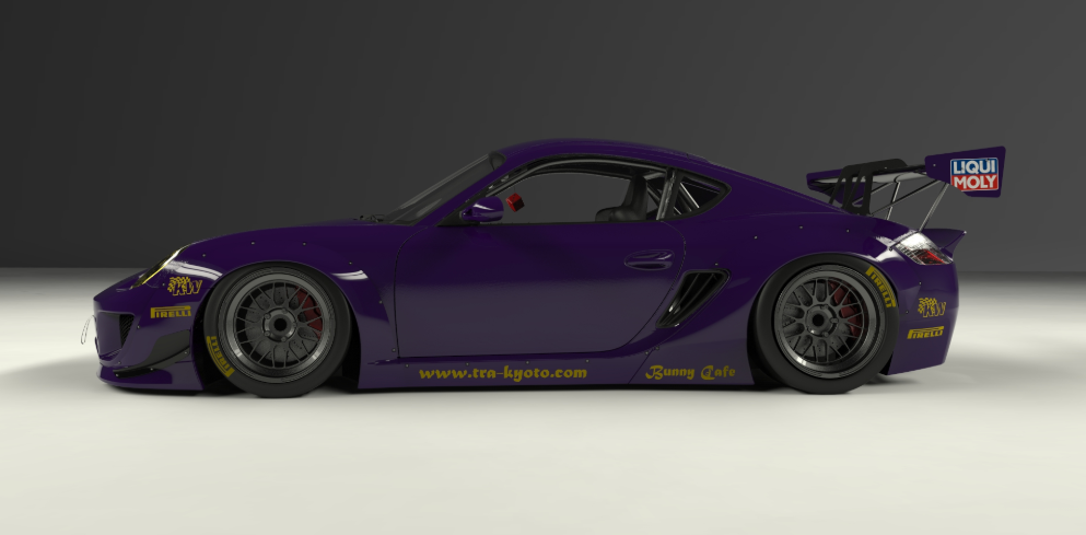 PANDEM PORSCHE CAYMAN 987.1 VER. 1 Complete Widebody Aero Kit with Wing