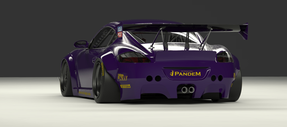 PANDEM PORSCHE CAYMAN 987.1 VER. 1 Complete Widebody Aero Kit with Wing