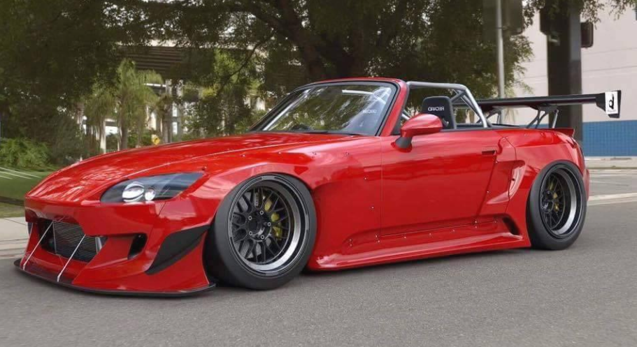 PANDEM HONDA S2000 AP1 AP2 Widebody Aero Kit with Duck-tail wing only, NO GT Wing