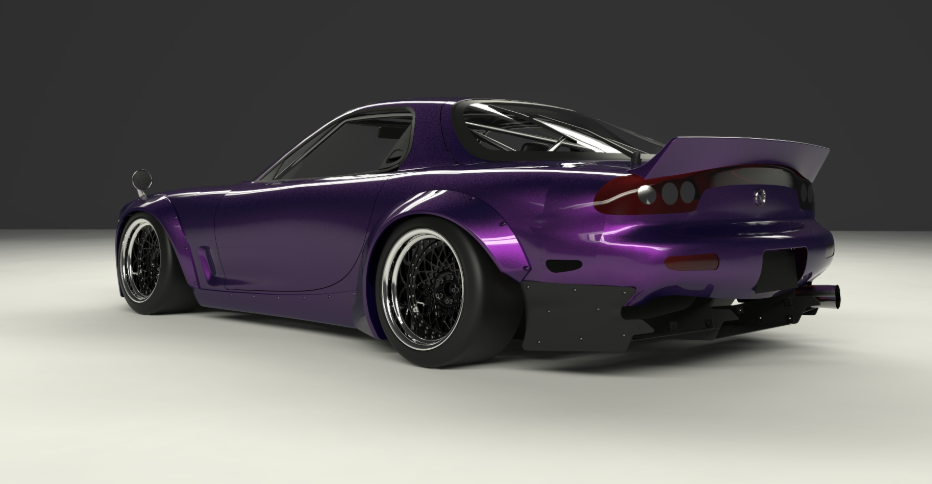 Pandem Boss Aero - Mazda RX7 (FD3S) Full Boss Conversion Aero Kit