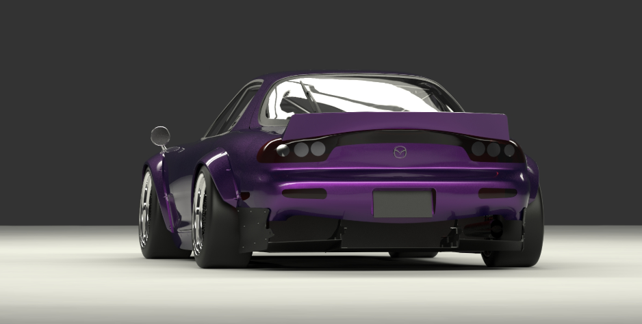 Pandem Boss Aero - Mazda RX7 (FD3S) Full Boss Conversion Aero Kit