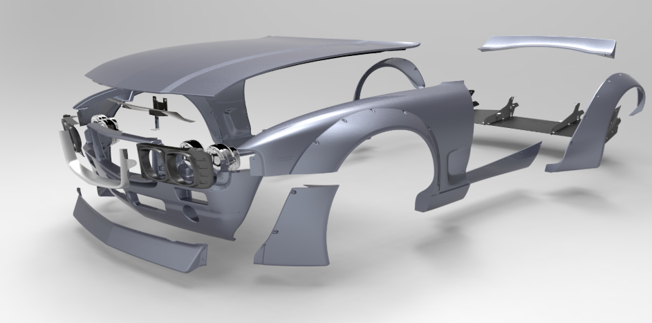 Pandem Boss Aero - Mazda RX7 (FD3S) Full Boss Conversion Aero Kit