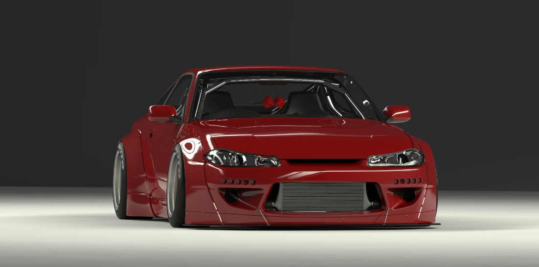 ROCKET BUNNY S15 SILVIA Complete Widebody Aero Kit with Wing