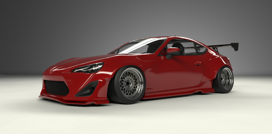 ROCKET BUNNY TOYOTA FT-86 SUBARU BRZ VER.1 WIDE BODY KIT with GT Wing