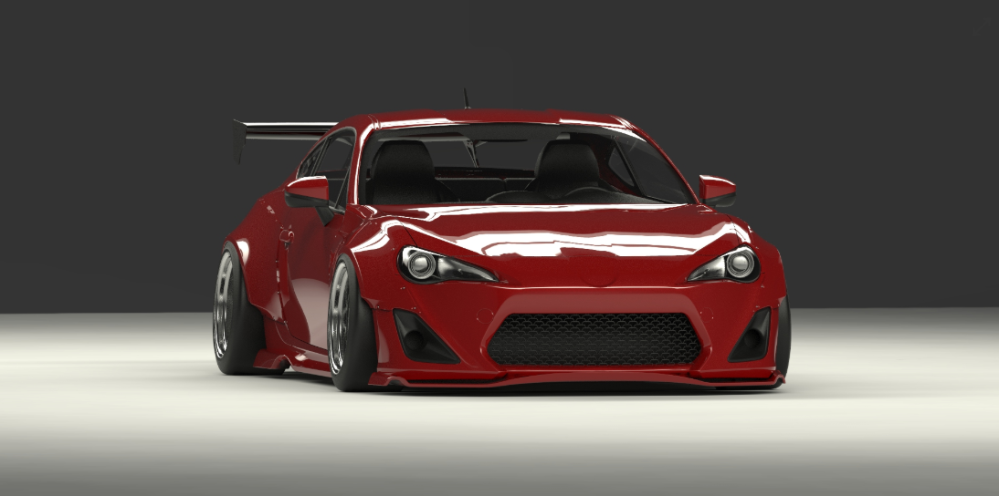 ROCKET BUNNY TOYOTA FT-86 SUBARU BRZ VER.1 WIDE BODY KIT with GT Wing