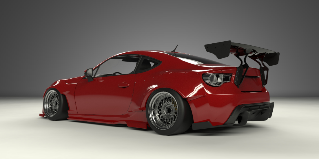 ROCKET BUNNY TOYOTA FT-86 SUBARU BRZ VER.1 WIDE BODY KIT with GT Wing