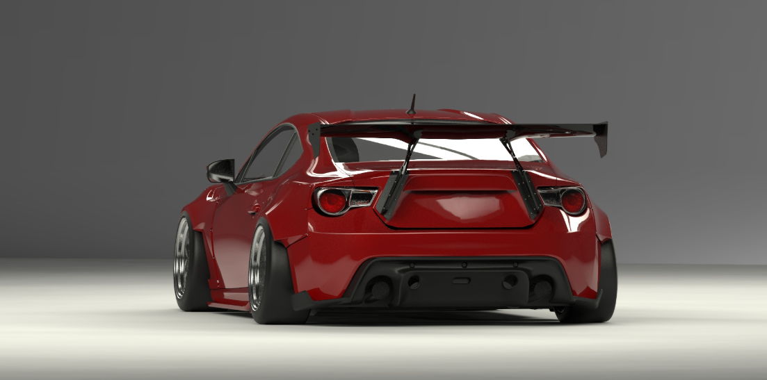 ROCKET BUNNY TOYOTA FT-86 SUBARU BRZ VER.1 WIDE BODY KIT with GT Wing