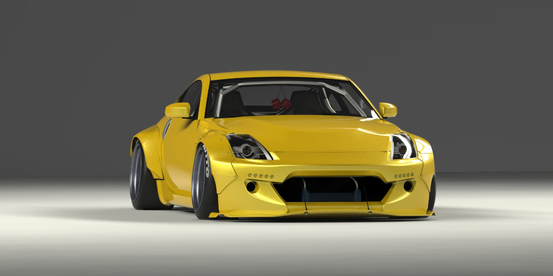 ROCKET BUNNY NISSAN FAIRLADYZ Z33 Complete Widebody with Duck Tail Wing