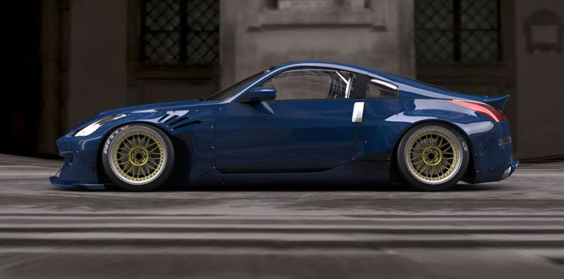 ROCKET BUNNY NISSAN FAIRLADYZ Z33 Complete Widebody with Duck Tail Wing