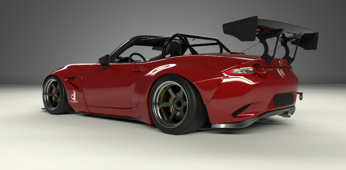 PANDEM MAZDA ROAD STAR MX-5 ND Complete Widebody Aero Kit with GT Wing