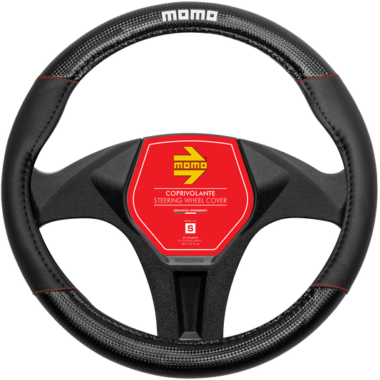 STEERING WHEEL COVER 013 CARBON BLACK