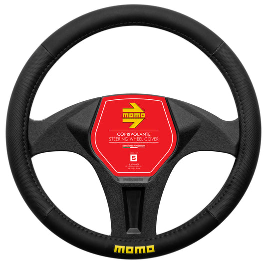 STEERING WHEEL COVER EASY BLACK-BLACK PU