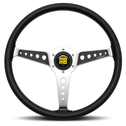 STEERING WHEEL CALIFORNIA HERITAGE BLACK LEATHER 360MMMM