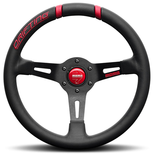 STEERING WHEEL DRIFTING 330MM BLACK-RED