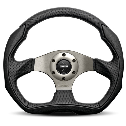 STEERING WHEEL EAGLE 350MM BLACK-ANT