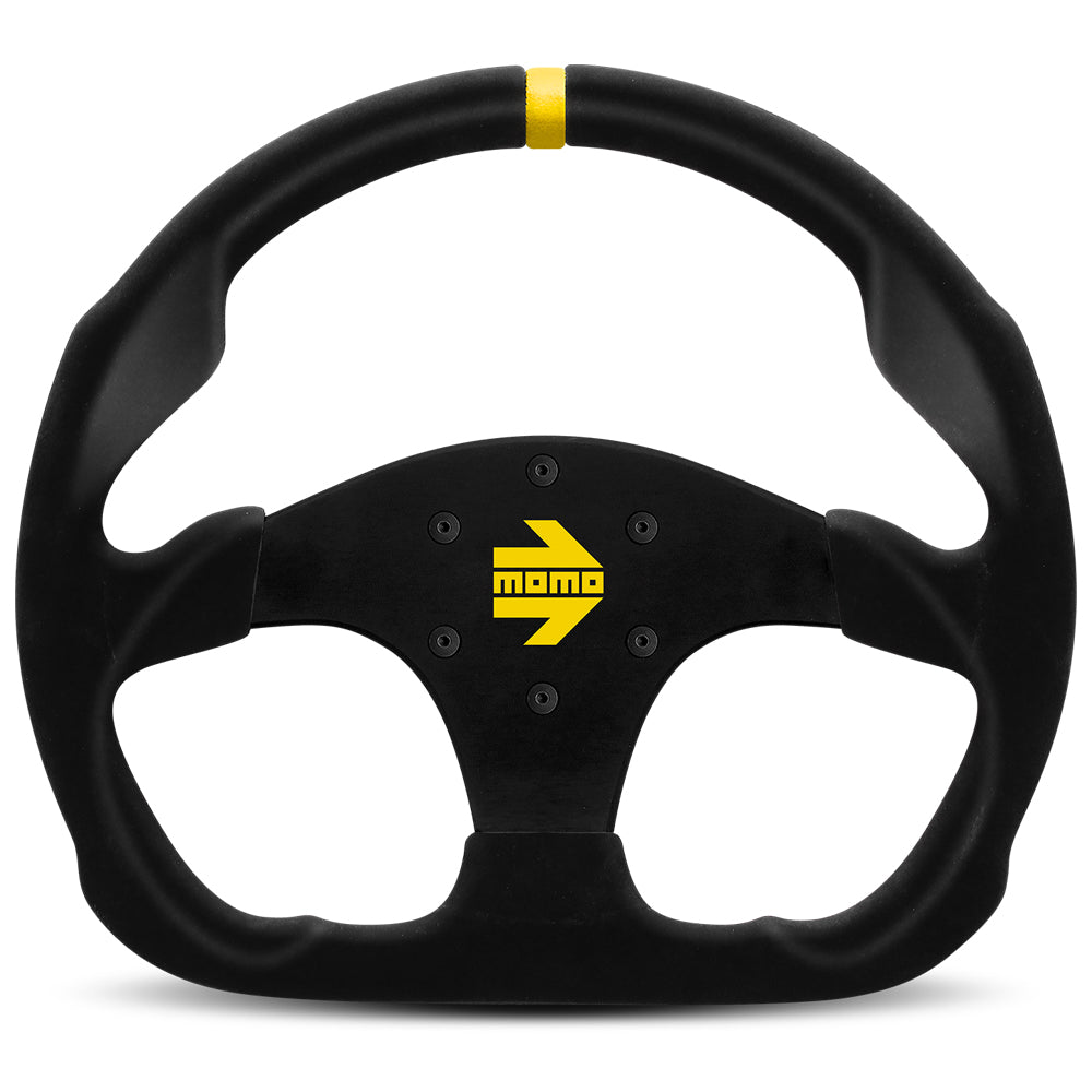 STEERING WHEEL MOD.30 320MM BLACK SUEDE